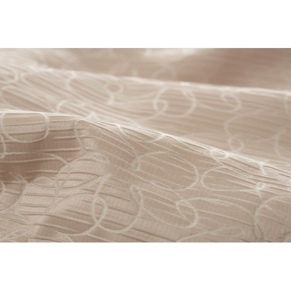 Beež kardin 140x160 cm Florette - Mendola Fabrics-image-3