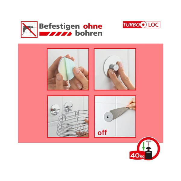 Isepidav WC-harja hoidja Quadro - Wenko-image-2