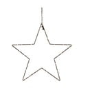 Černá vánoční závěsná světelná dekorace Markslöjd Alpha Star, výška 45 cm