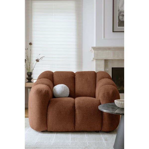 Terrakottapunane tugitool Shell - Miuform-image-1