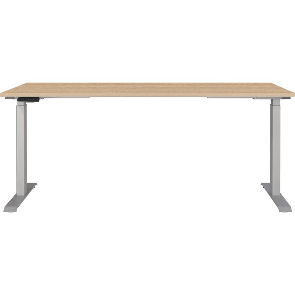 Reguleeritav töölaud elektriliselt reguleeritava kõrguse ja tammepuust pealispinnaga 80x180 cm Jet - Germania-image-1