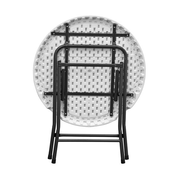 Ümmargune aia söögilaud ø 80 cm - Rojaplast-image-1