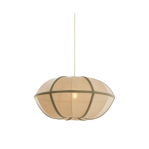Kreemikas ripplamp kangast varjuga Mirelys - Light & Living-image-2