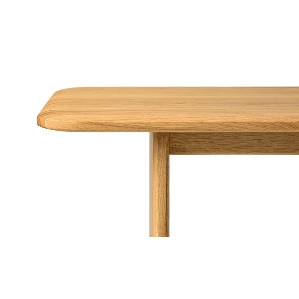 Konsoollaud naturaalses värvitoonis tammepuidust 40x120 cm Charlotte - Micadoni-image-2