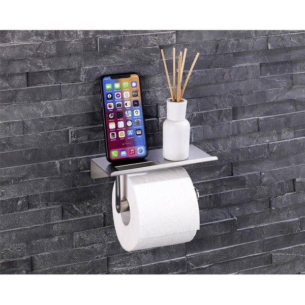 Isekinnituv roostevabast terasest tualettpaberi hoidja - Maximex-image-1