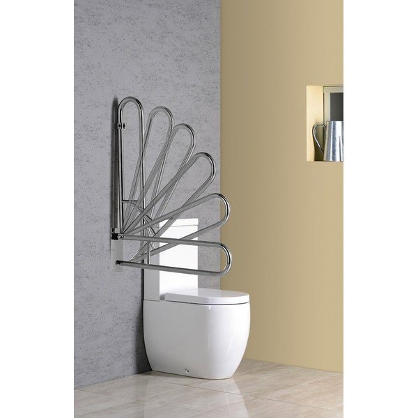 Roostevabast terasest vannitoa käepide 62 cm Handicap - Sapho-image-3