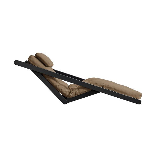 Dvoumístná variabilní lenoška Karup Design Figo Black/Mocca-image-3