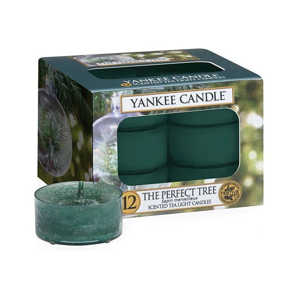 12 lõhnaküünla komplekt, põlemisaeg 4 h The Perfect Tree - Yankee Candle