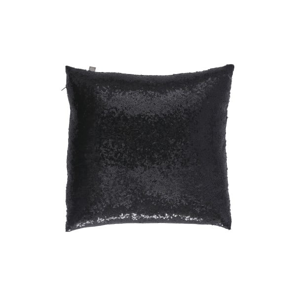 Černý polštář s flitry Bella Maison Diamond, 50 x 50 cm