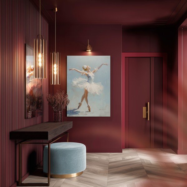 Käsitsi maalitud elementidega maal 70x100 cm Grace - Styler-image-2