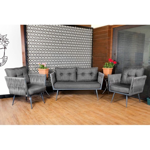 Hall aiamööbli komplekt 4-le Violet - Floriane Garden-image-2