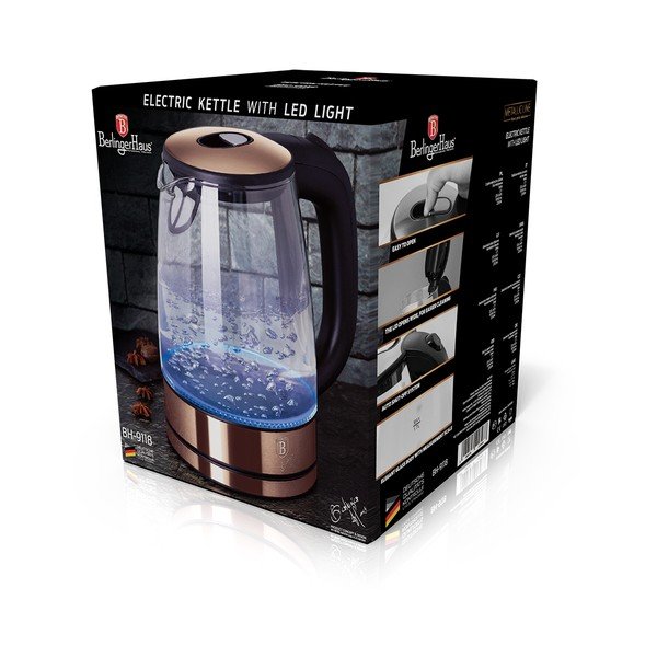 Veekeetja 1,7 l Rosegold Metallic Line - BerlingerHaus-image-3