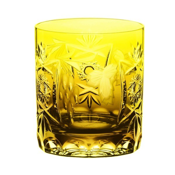 Oranžová sklenice na whisky z křišťálového skla Nachtmann Traube Whisky Tumbler Amber, 250 ml