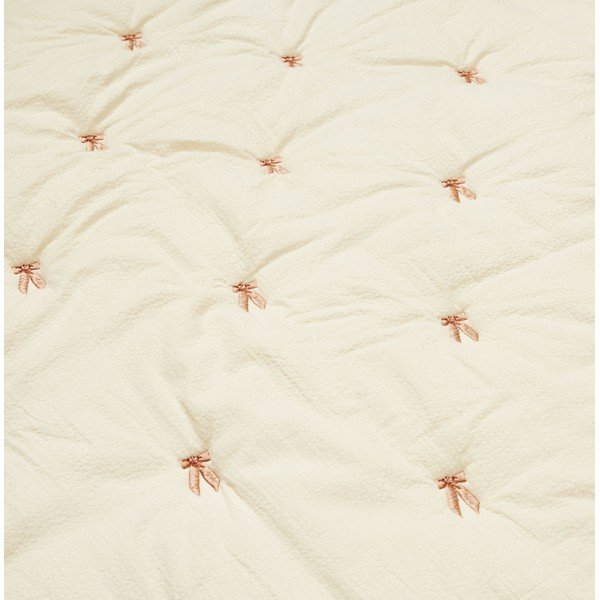 Helekollane/roosa orgaanilisest puuvillast tepitud beebide tekk 90x120 cm Bows - Cam Cam Copenhagen-image-2