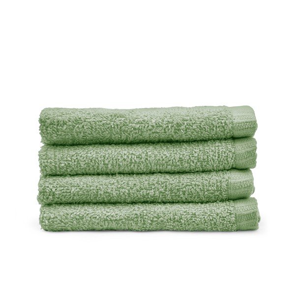 Rohelised kiiresti kuivavad/froteerätikud komplektis 4 tükki 30x30 cm Quick Dry - Catherine Lansfield
