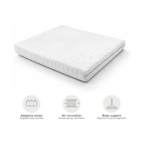 Keskmise kõvadusega termoreguleeriv vedrumadrats 180x200 cm Dream Essence - Bonami Essentials-image-2