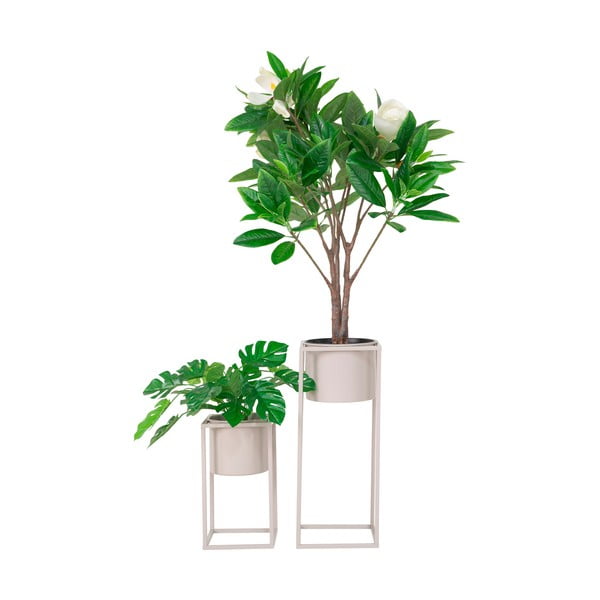 Metall lillepotid komplektis  2 tk Marla – House Nordic-image-1