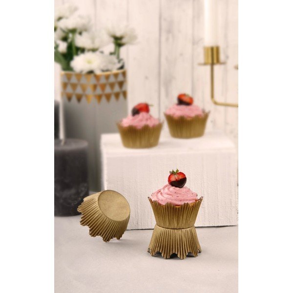 60 paberküpsetuspaberi komplekt Gold, ø 5,5 cm - Dr. Oetker-image-1