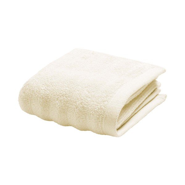 Kreemikas frotee puuvillane rätik 30x50 cm Maya - douceur d'intérieur