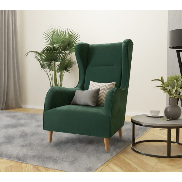 Tumeroheline sametist tugitool Carole - Ropez-image-3