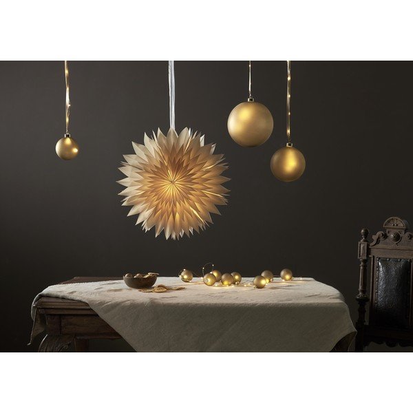 Beež jõuluvalgustuse kaunistus ø 50 cm Dis - Star Trading-image-4