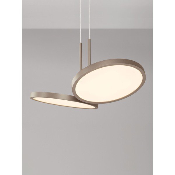 Alumiiniumist hämardatav LED-ripatslamp mattkuldses värvitoonis, läbimõõduga 32,5 cm Vea - Nova Luce-image-3