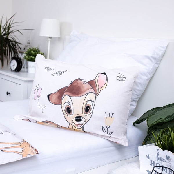 Puuvillane laste voodipesu 100x135 cm Bambi "Beige" - Jerry Fabrics-image-3