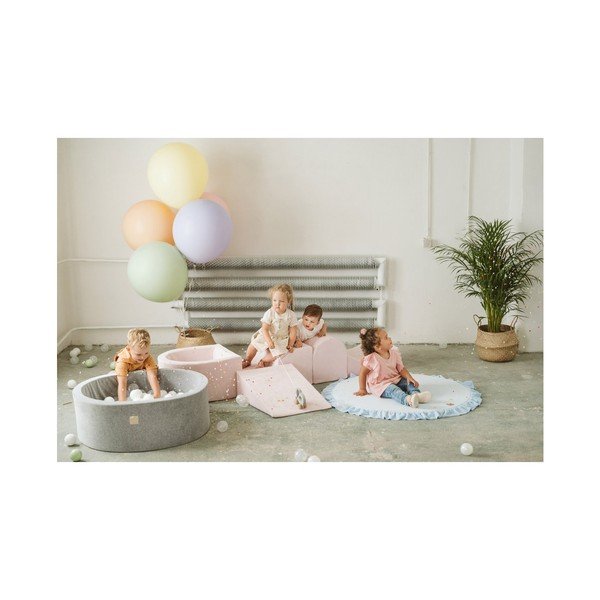 Hall sametist-vahtplastist mänguväljak 225x90x30 cm Montessori - Meowbaby-image-2