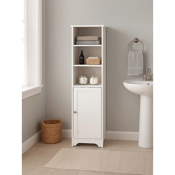 Valge kapp 40x160x38 cm Portern - Premier Housewares-image-2