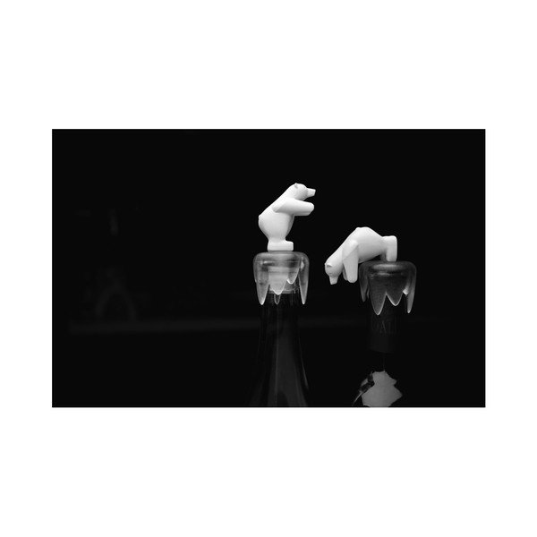 Uzávěr na víno ve tvaru ledního medvěda Qualy&CO Bottoms Up Bear-image-1
