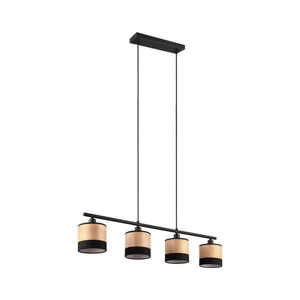 Must-puiduvärvi rippvalgusti Bolzano - Reality-image-3