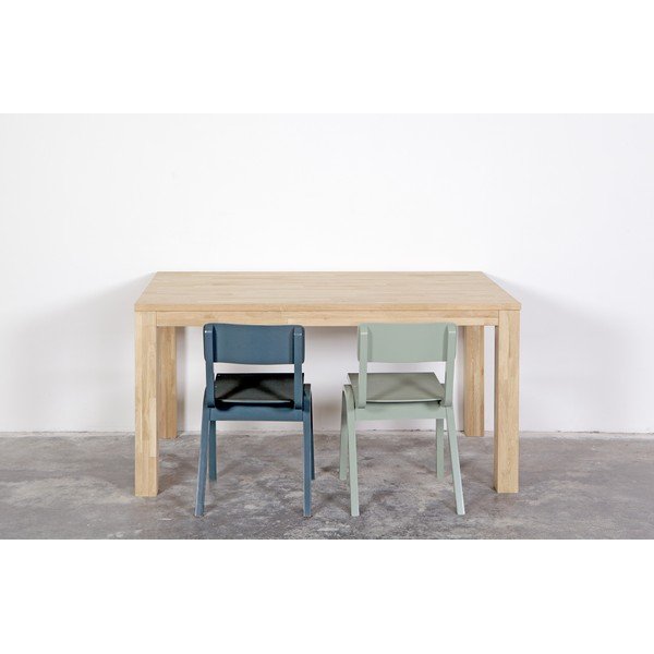 Dřevěný jídelní stůl WOOOD Largo Untreated, 85 x 150 cm-image-1