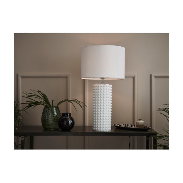 Valge laualamp Proud, ø 34 cm - Markslöjd-image-1