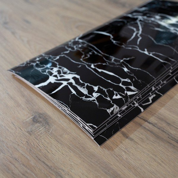 Isekleepuvad seinapaneelid 6tk komplektis 60x30 cm Nero Marquina – SP TREND-image-1