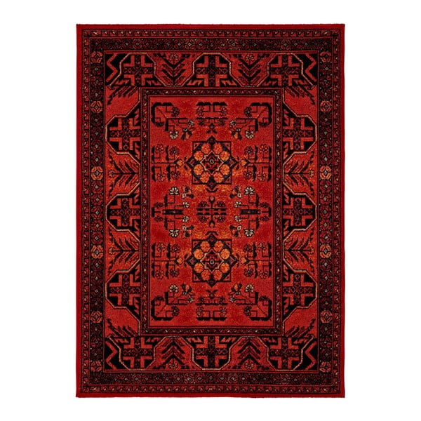 Tmavě červený koberec Universal Classic Red, 200 x 290 cm
