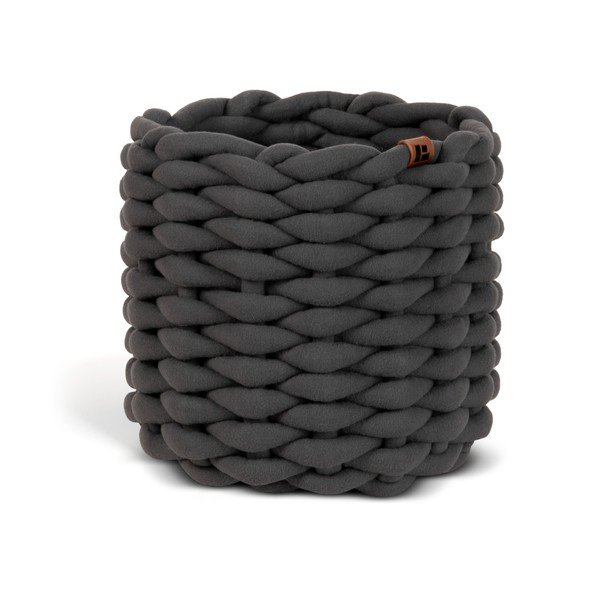 Riidest korv ø 21x17 cm Peach Skin Round S - Bigso