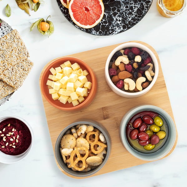 Kivikeraamikast serveerimiskomplekt 4 tk - Orion-image-1