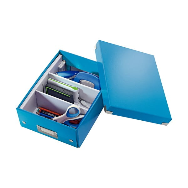 Sinine pappkarp kaanega hoiukarp Click&Store - Leitz-image-3