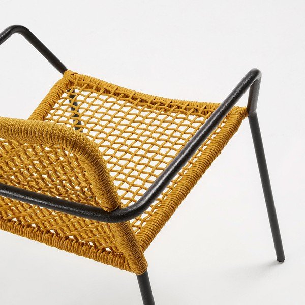 Kollane aiatool Boomer - Kave Home-image-1