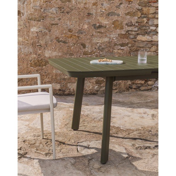 Metallist aiasöögilaud 100x220 cm Izola - Kave Home-image-3