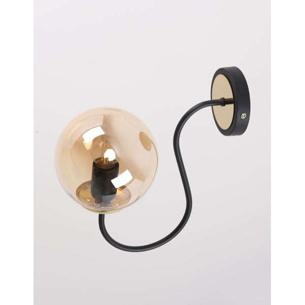 Kollane-must seinalamp ø 15 cm Oslo - Squid Lighting-image-3