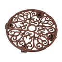 Metall mobiilne alus lillepottidele ø 34,5 cm (kõrgus 6 cm) Ornament – Esschert Design
