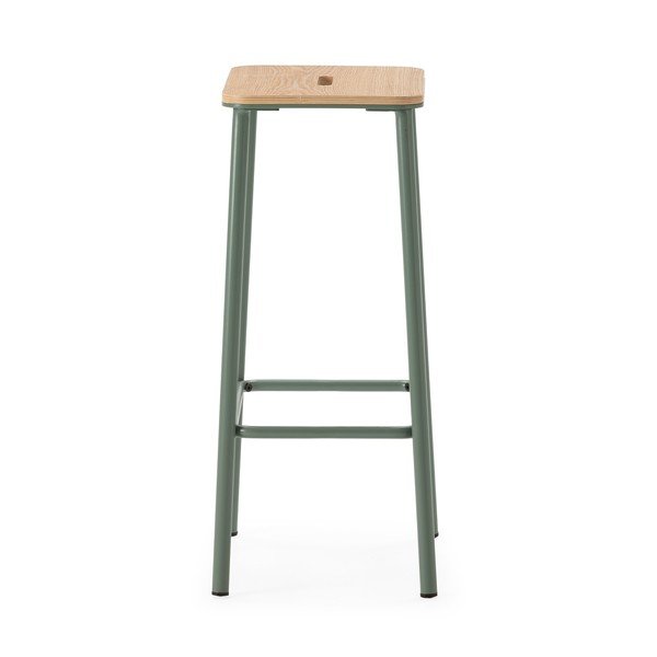 Rohelised baaritoolid 2tk komplektis (istme kõrgus 65 cm) Abba - Marckeric-image-3