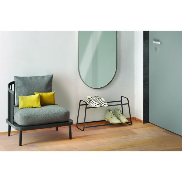 Must kahetasandiline jalatsiriiul Derby - Metaltex-image-1