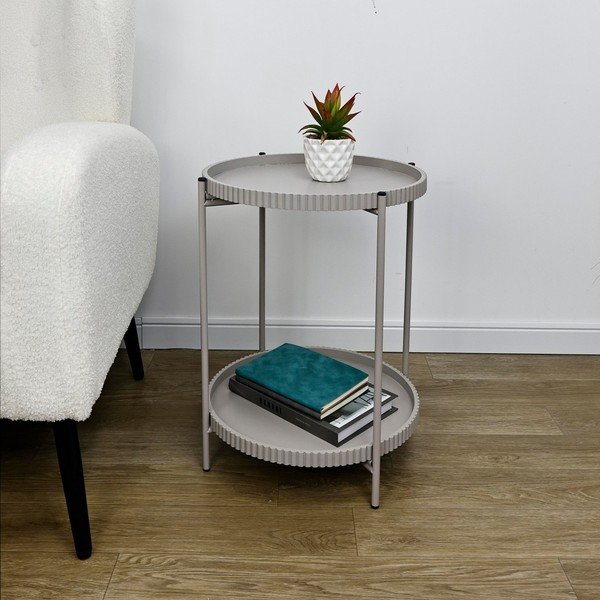 Metallist ümmargune abilaud ø 42 cm Herdys - Yes Everyday-image-1