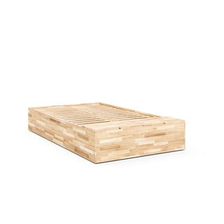 Männipuidust kaheinimesevoodi koos voodipõhja ja panipaigaga 140x200 cm Basement Bed - Karup Design