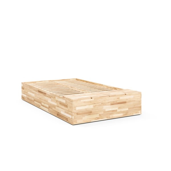 Männipuidust kaheinimesevoodi koos voodipõhja ja panipaigaga 160x200 cm Basement Bed - Karup Design