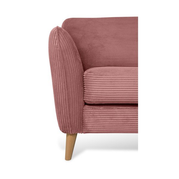 Roosa velvetist nurgadiivan (parem nurk) Paris - Scandic-image-4