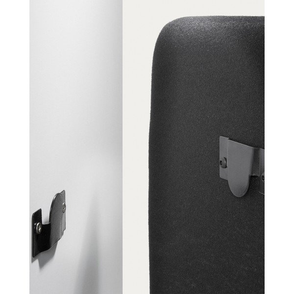 Roosa polsterdatud voodipeats 108x76 cm Dyla - Kave Home-image-3