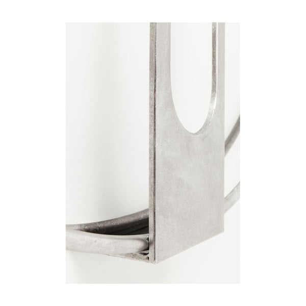 Hõbedast klambriga seinakell, läbimõõt 60 cm - Kare Design-image-4